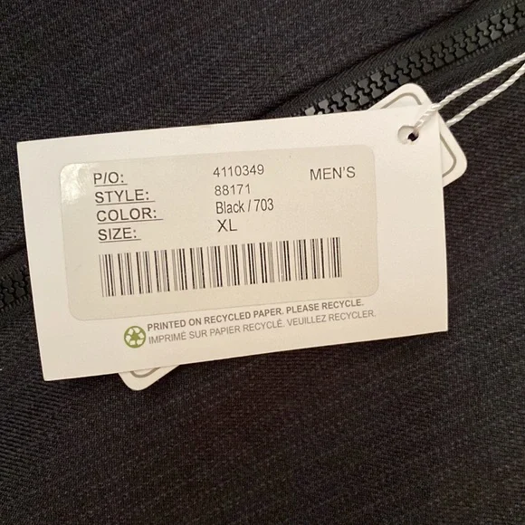 North End Black Jacket Waterproof All Weather Cadillac Collect Coat XL - Picture 3 of 14